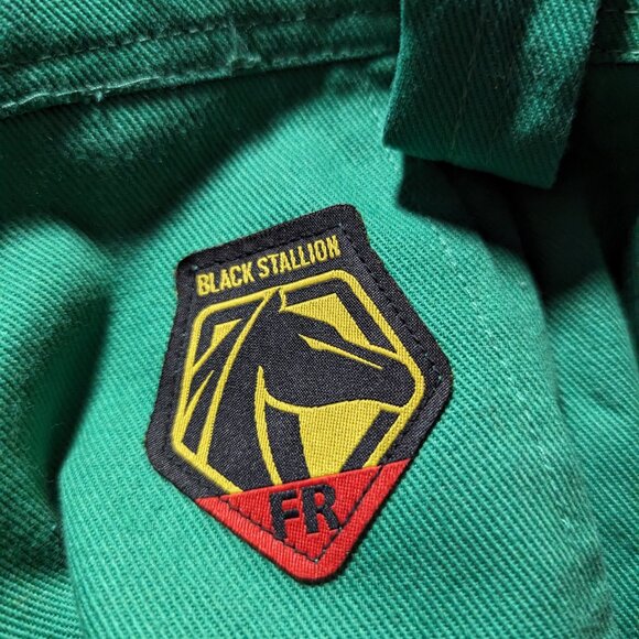 Genuine Black Stallion 40 x 32 FR work pants welding - Flame Resistant Green - Picture 3 of 5